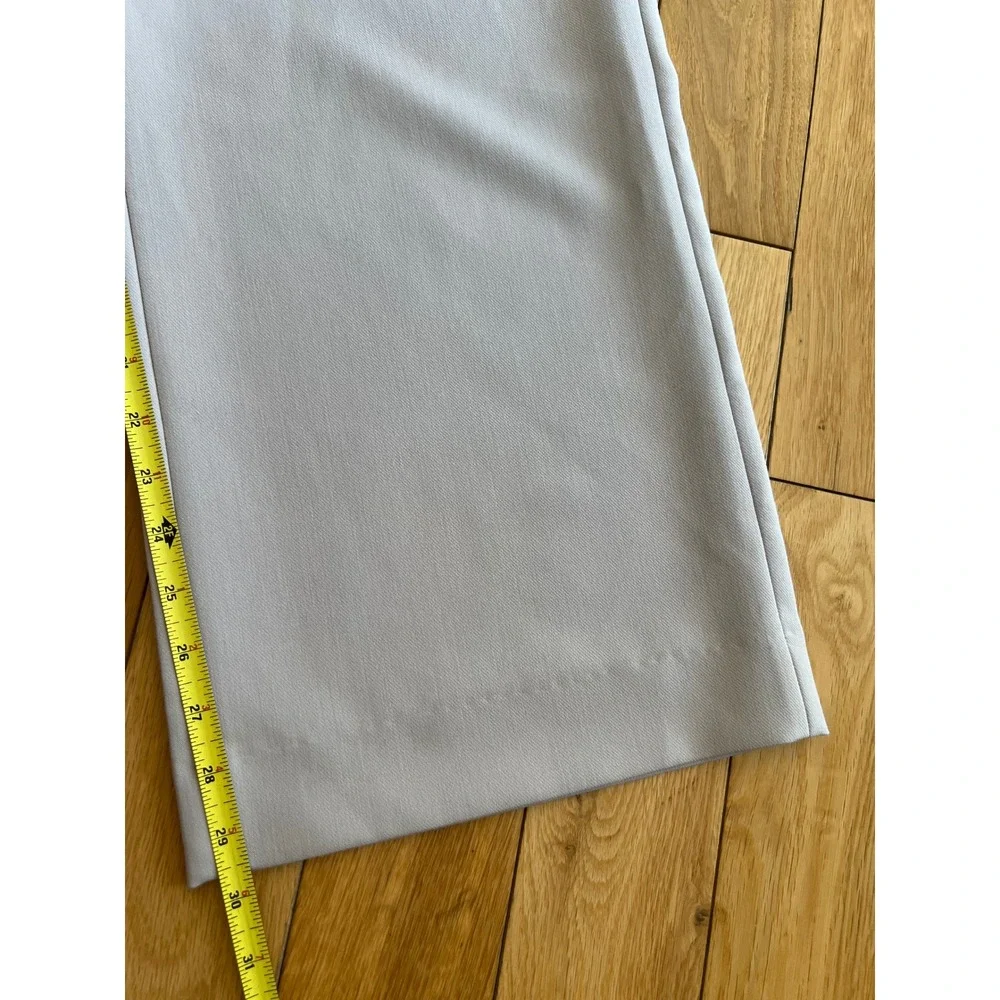 Abercrombie A&F Sloane Tailored Wide Leg Trouser Pants Light Taupe Curve Love 10
